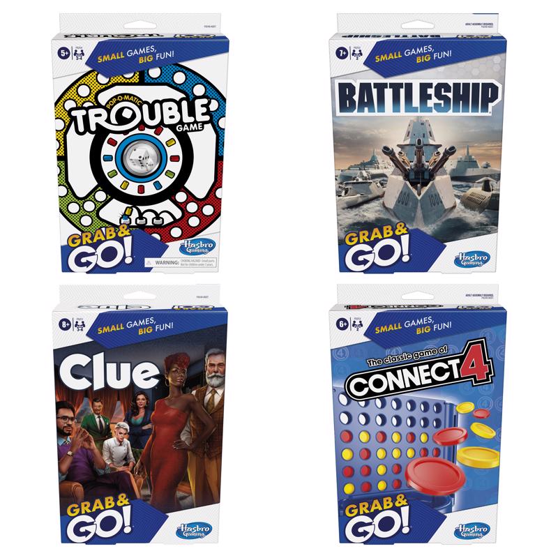 9100028 Grab & Go Board Game, Assorted Color - Pack of 30