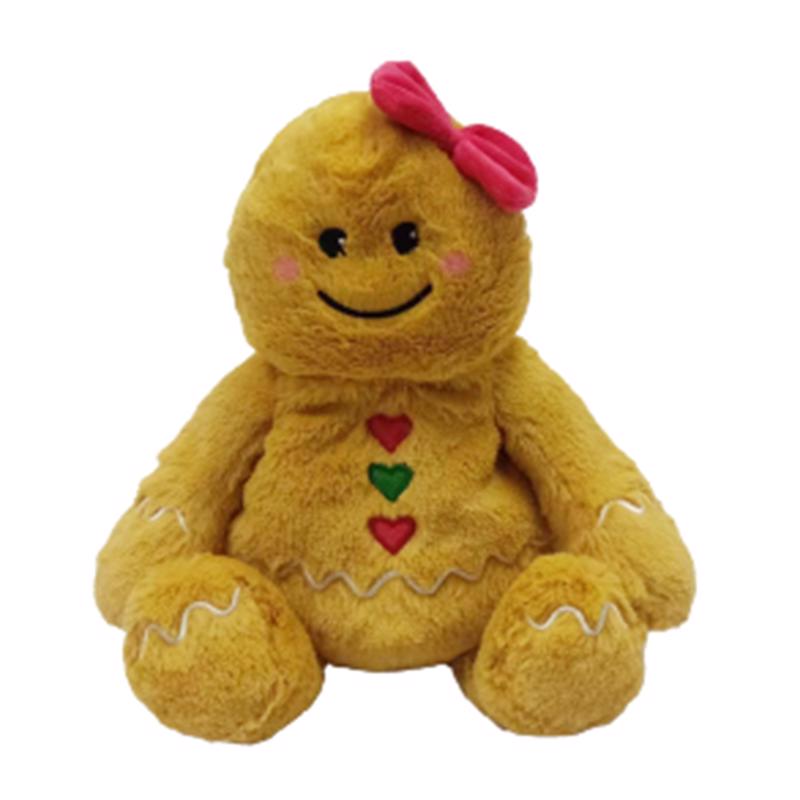 9099692 Gingerbread Girl Stuffed Animals Plush Toy - Brown