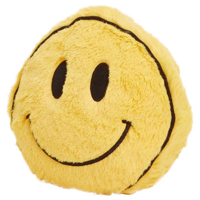 9099007 Smiley Face Stuffed Animals Plush Toy - Yellow