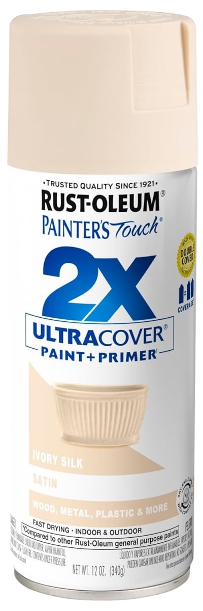 UPC 020066387143 product image for 1395680 Painters Touch 2X Ultra Cover Paint Plus Primer Ivory Silk Satin Spray P | upcitemdb.com