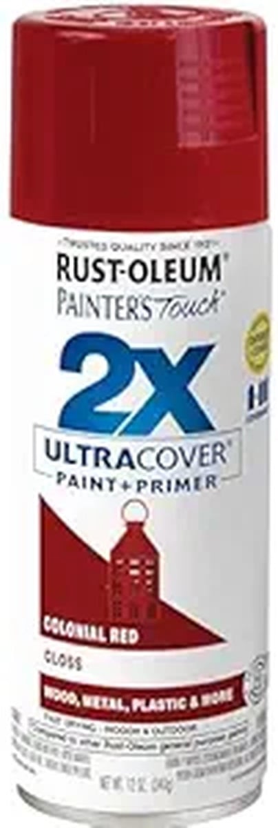 UPC 020066387570 product image for 1395979 Painters Touch 2X Ultra Cover Paint Plus Primer Colonial Red Gloss Spray | upcitemdb.com