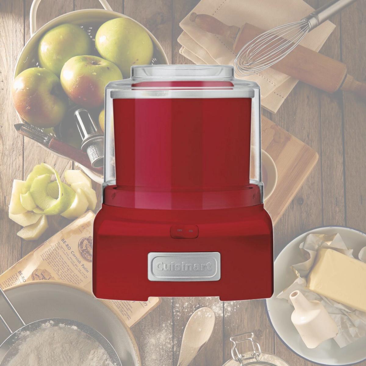 Picture of Cuisinart 8339566 11.26 x 9.06 x 9.17 in. 1.5 qt. Ice Cream Maker, Red