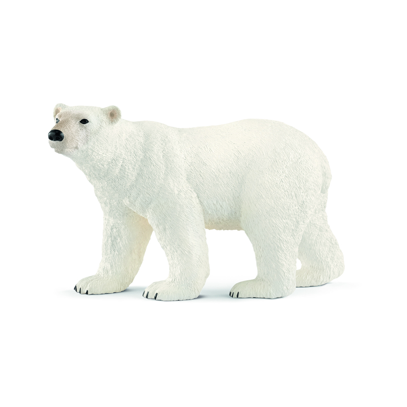 9060858 Wild Life Polar Bear Toy, White - Pack of 5