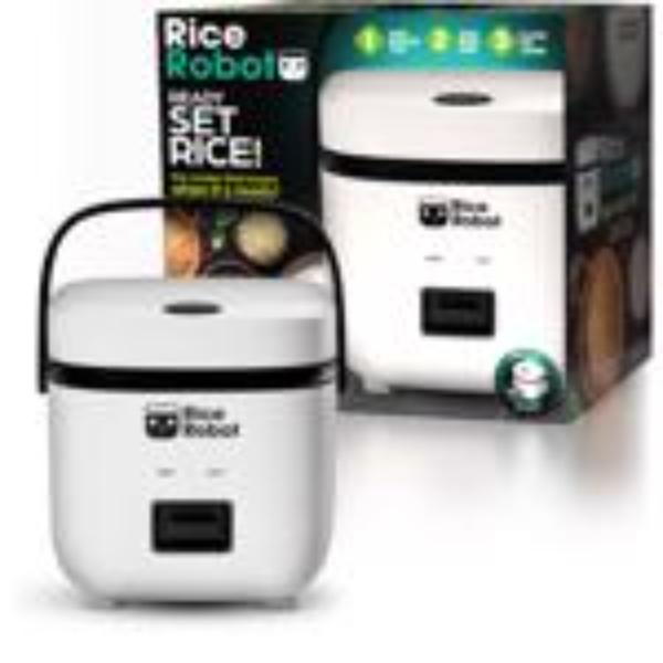 Picture of Rice Robot 6085797 Rice Robot 4.5 Cups Rice Cooker, White