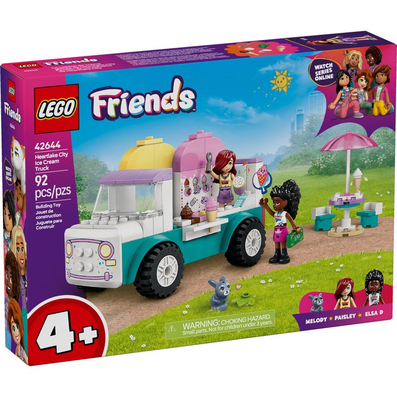 9106520 Friends Heartlake City Ice Cream Truck Building Toys, Multi Color