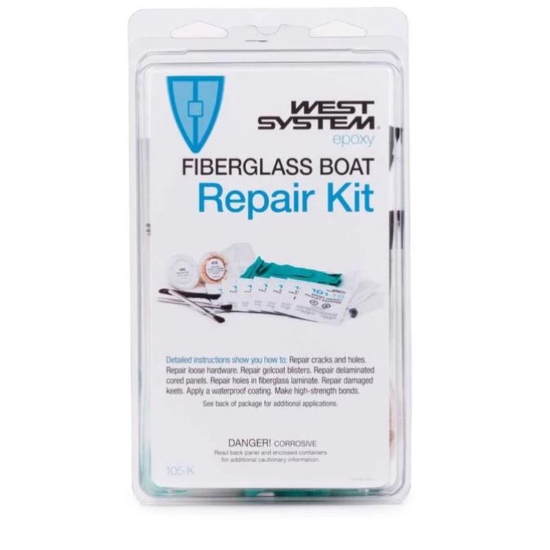 8123161 White & Black Fiberglass Repair Kit