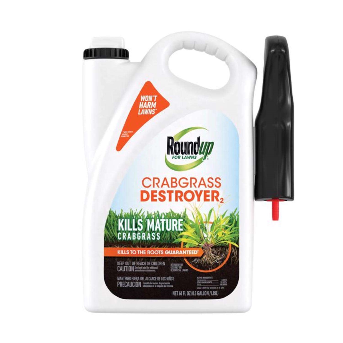 UPC 070183001279 product image for 7044128 0.5 gal Roundup Crabgrass Weed & Vegetation Killers RTU Liquid | upcitemdb.com