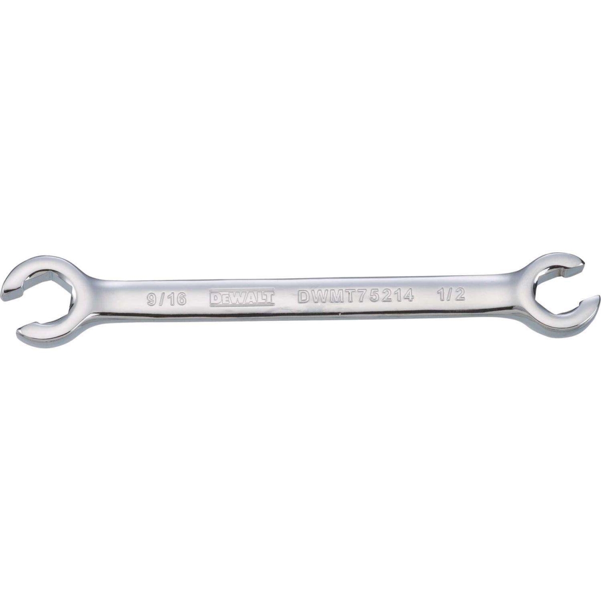 2043370 0.5 x 0.562 in. DeWalt Silver SAE Flare Nut Wrench