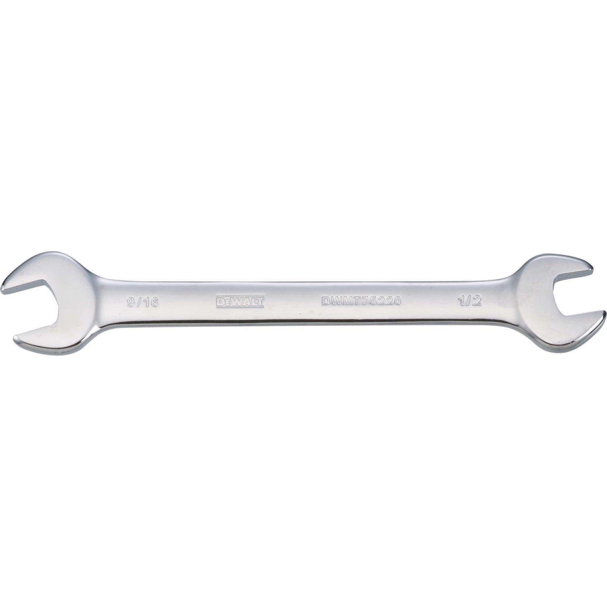 2043379 0.5 x 0.562 in. DeWalt Silver SAE Open End Wrench