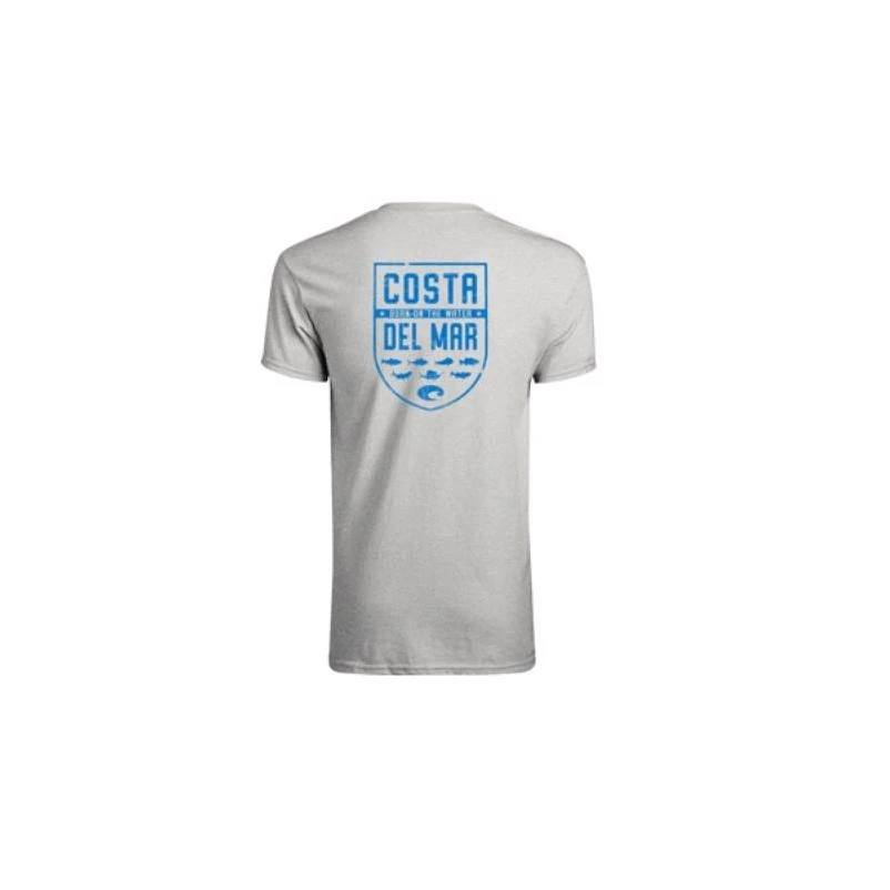 UPC 097963848275 product image for 8126889 Mens Crew Neck Species Shield Short Sleeve T-Shirt, Heather Gray - 2 | upcitemdb.com