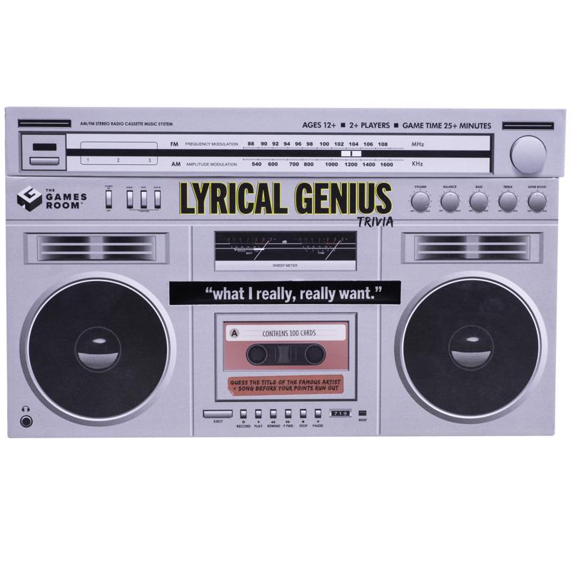 9119062 Lyrical Genius Cassette Trivia Cards