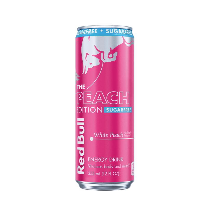 9122380 12 oz Sugarfree White Peach Sugar Free Peach-Nectarine Energy Drink - Pack of 24