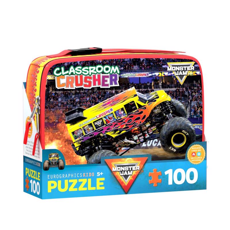 9121752 Classroom Crusher Monster Jam Truck Puzzle - 100 Piece