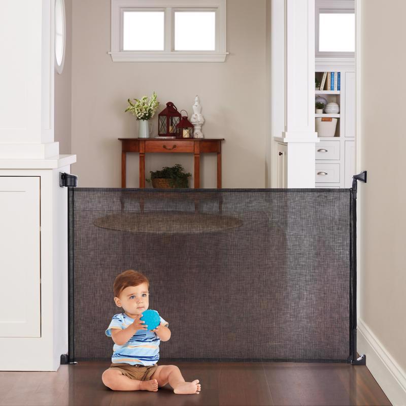 5065026 Toddleroo Black Mesh Retractable Safety Gate
