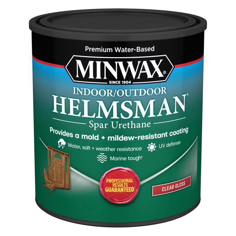 1044997 1 qt. Helmsman Gloss Clear Water-Based Spar Urethane