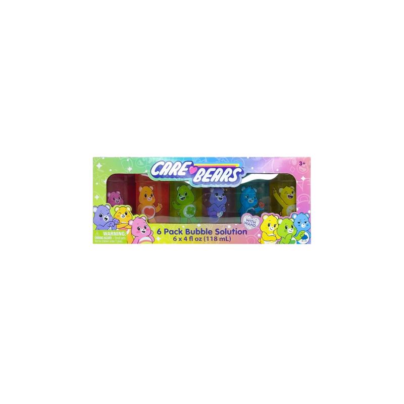 9125555 Care Bears Bubble Solution Set - 6 Piece