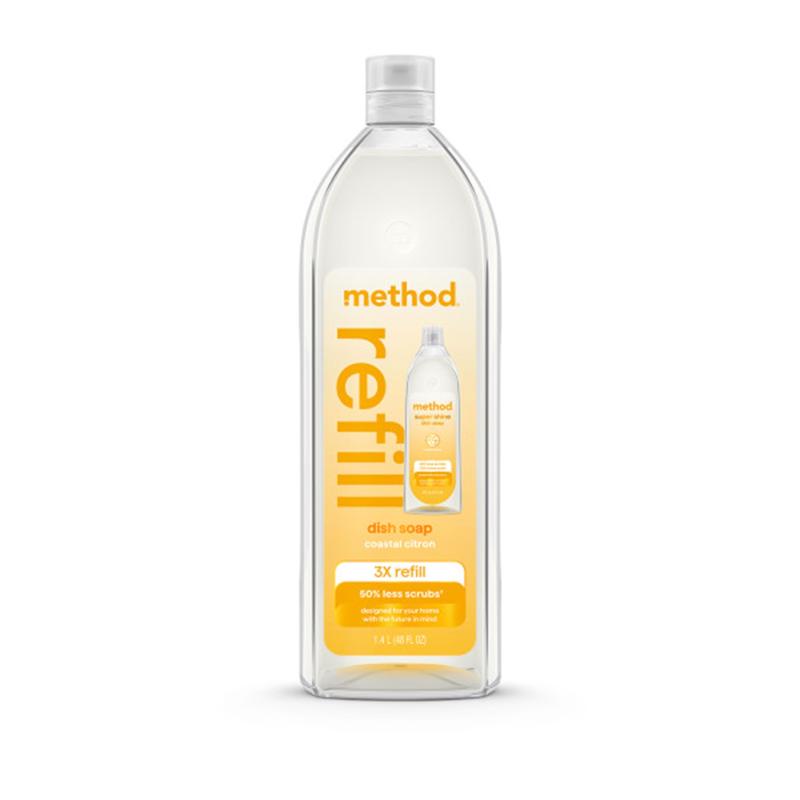 1043394 48 oz Super Shine Coastal Citron Scent Liquid Dish Soap Refill - Pack of 3