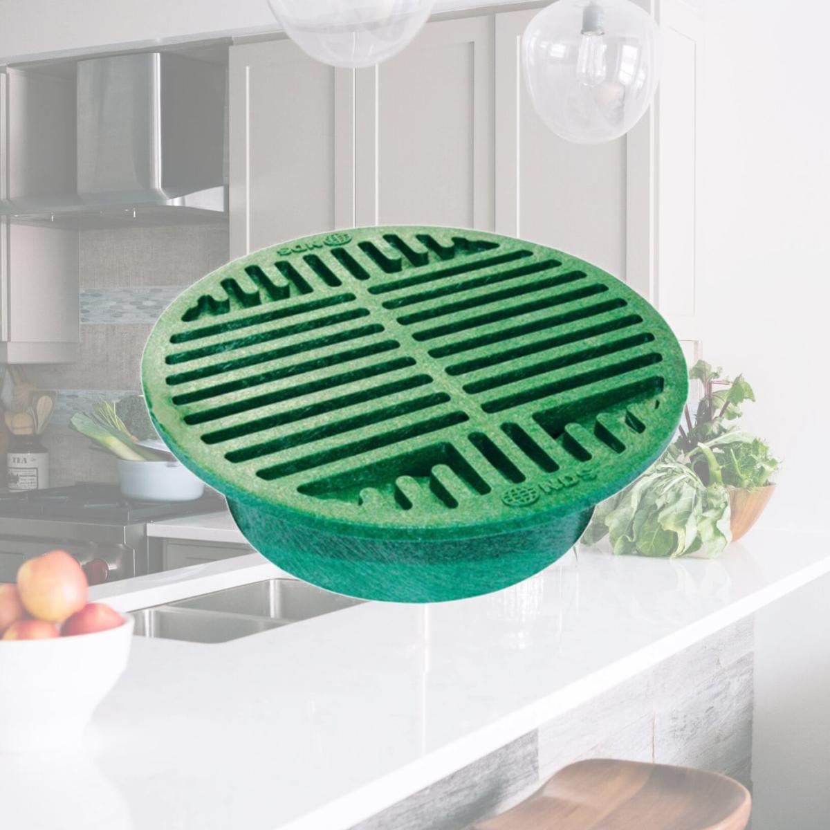 Picture of B &amp; K 20 Green Round Grate  8 in.