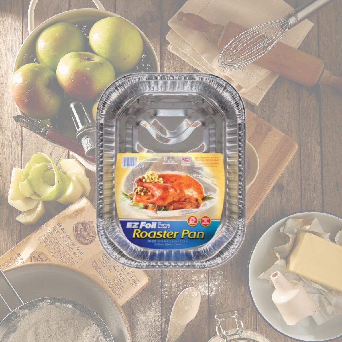 Picture of EZ Foil Z01919 Crown Rack N Roast Pan  16.13 x 11.75 x 2.88 in. - pack of 12