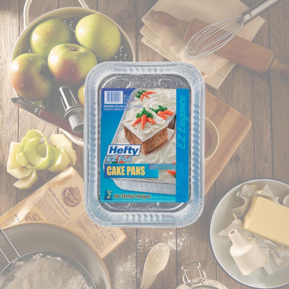 Picture of EZ Foil Z94944 Foil Rectangular Cake Pan  Aluminum - 13 x 9 x 2 in. - pack of 12