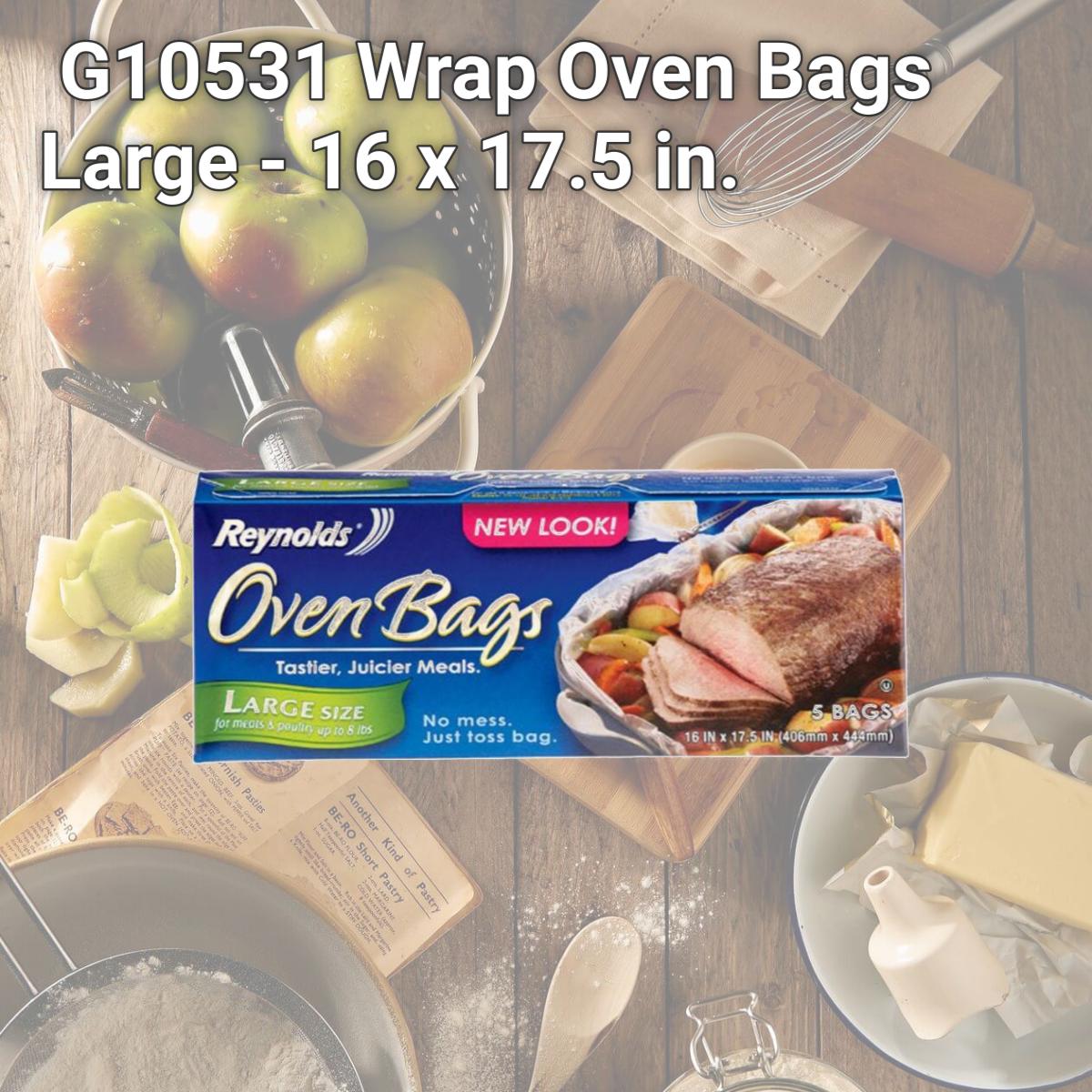 Picture of Reynolds G10531 Wrap Oven Bags  Large - 16 x 17.5 in.