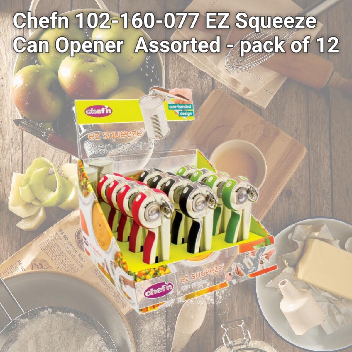 Picture of Chefn 102-160-077 EZ Squeeze Can Opener  Assorted - pack of 12