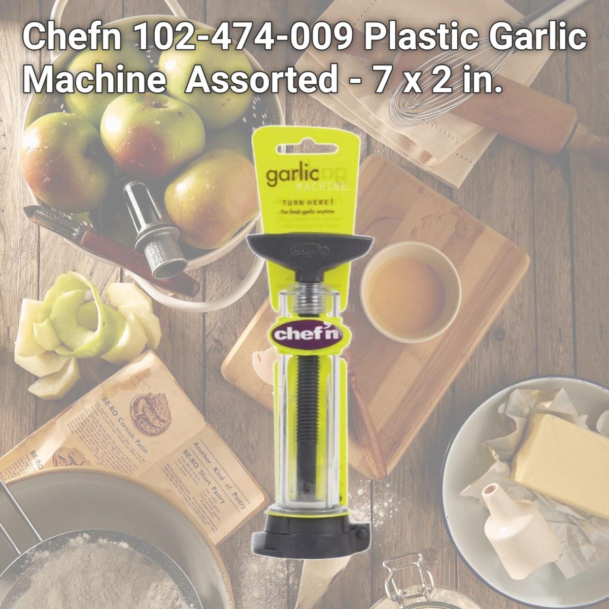 Picture of Chefn 102-474-009 Plastic Garlic Machine  Assorted - 7 x 2 in.