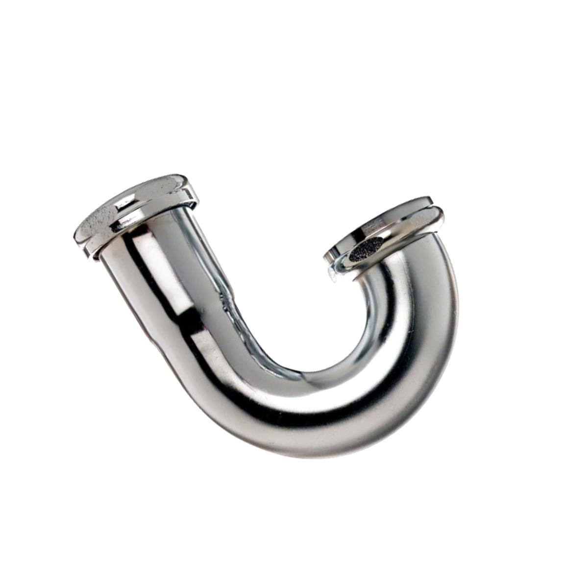 Picture of Keeney 10455XPCBN 1.5 x 1.5 in. 17 Gauge J Bend Sink Trap Brass Tubing Polished Chrome