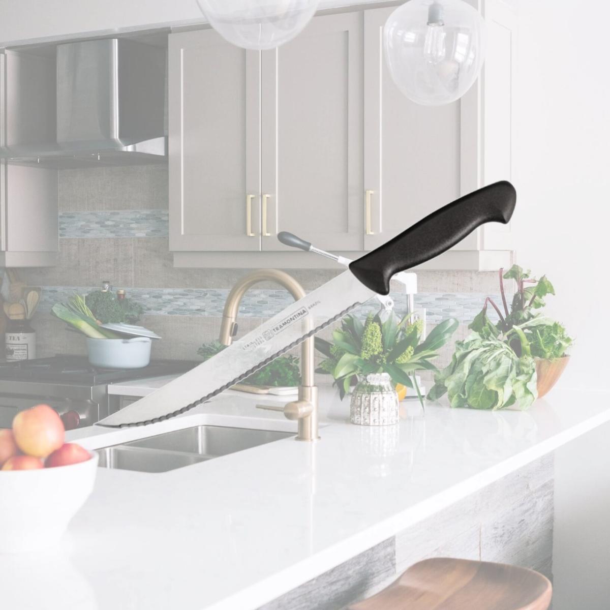 Picture of Tramontina 80020-502 Plastic Handle Carving Knife  8 in.