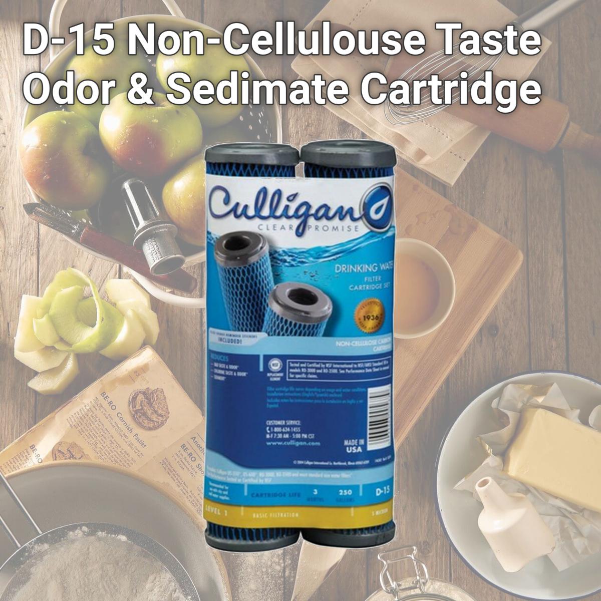 Picture of Culligan D-15 Non-Cellulouse Taste  Odor &amp; Sedimate Cartridge  
