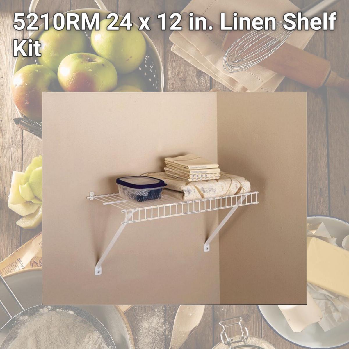 Picture of Rubbermaid 5210RM 24 x 12 in. Linen Shelf Kit