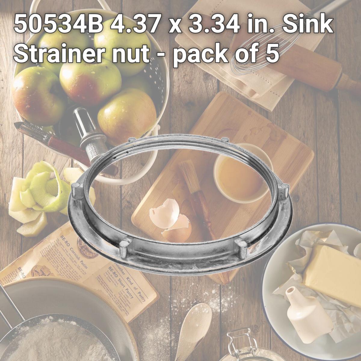 Picture of Danco 50534B 4.37 x 3.34 in. Sink Strainer nut - pack of 5