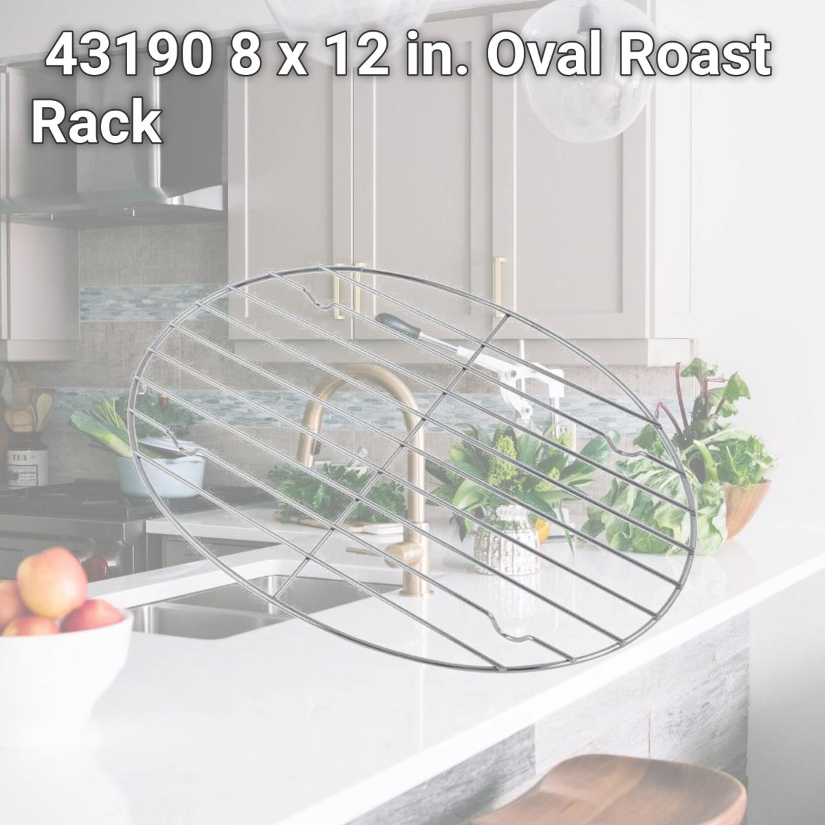 Picture of Harolds Kitchen 43190 8 x 12 in. Oval Roast Rack