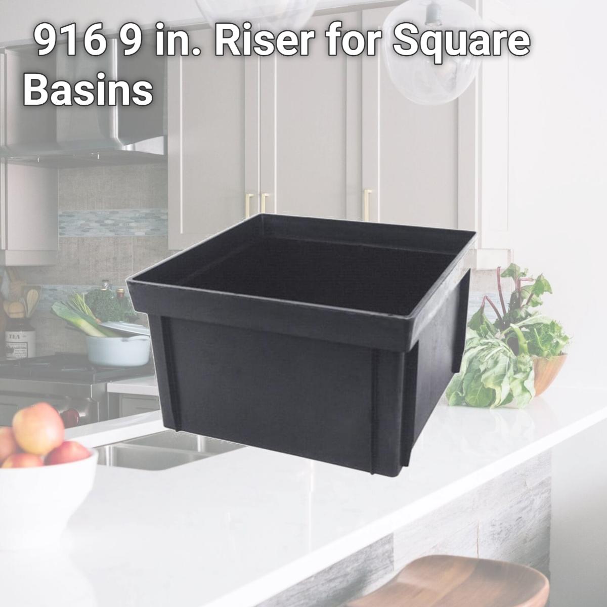 Picture of NDS 916 9 in. Riser for Square Basins