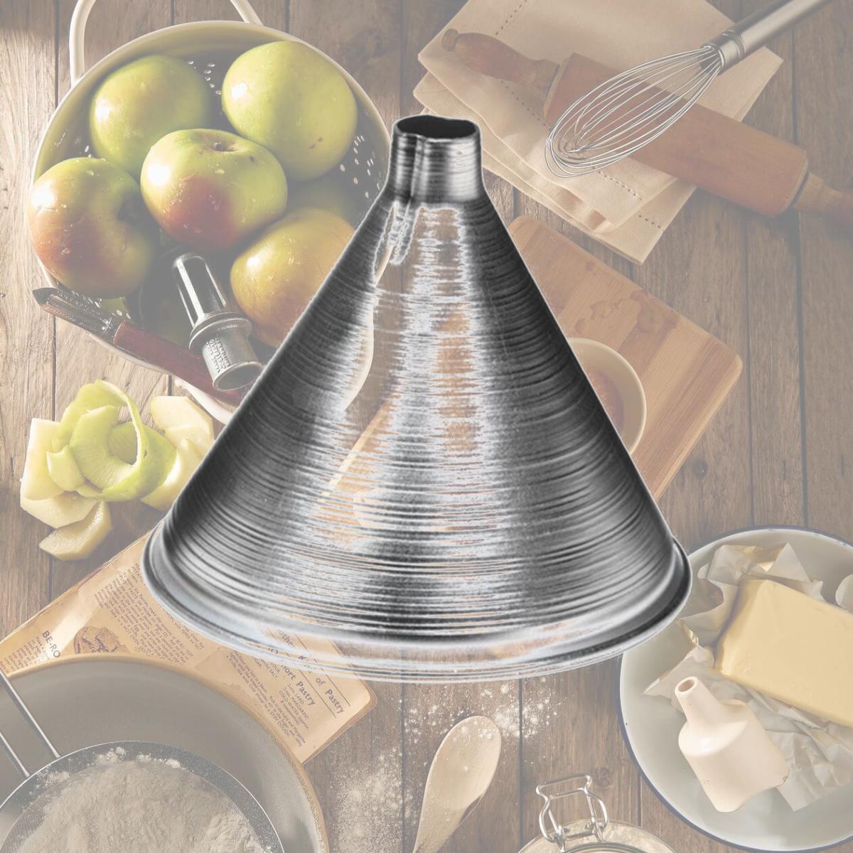 Picture of Harolds Kitchen 697 4 oz Aluminum Kitchen Funnel