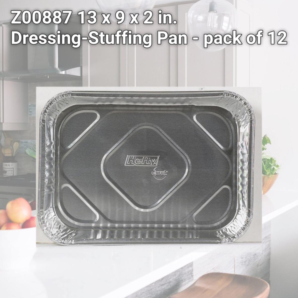 Picture of E-Z Foil Z00887 13 x 9 x 2 in. Dressing-Stuffing Pan - pack of 12