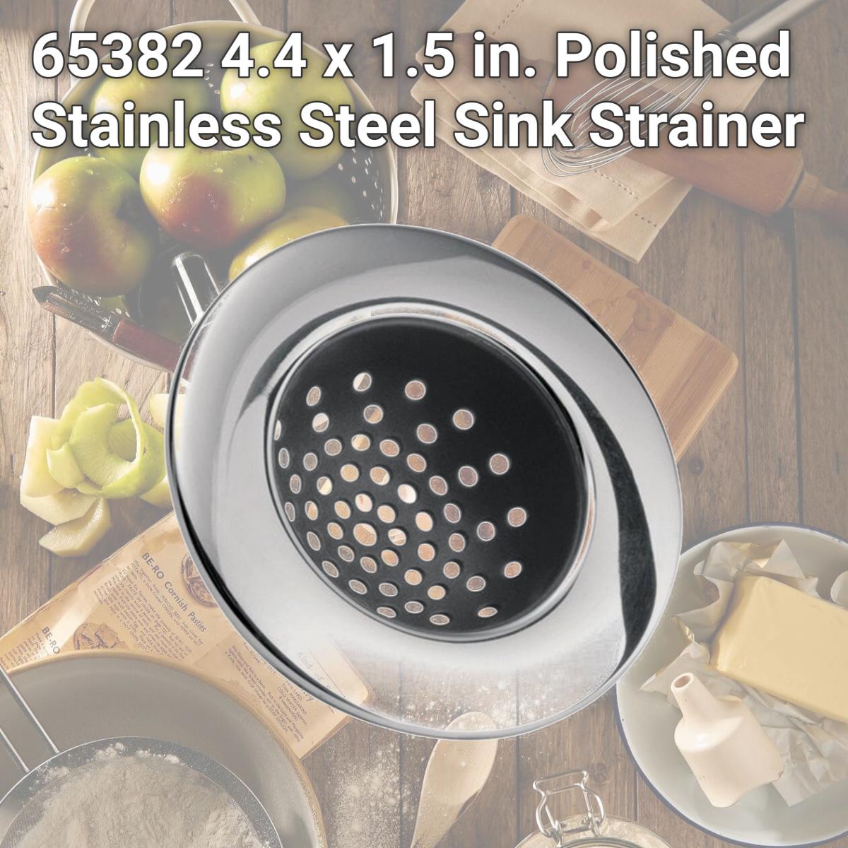 Picture of Interdesign 65382 4.4 x 1.5 in. Polished Stainless Steel Sink Strainer