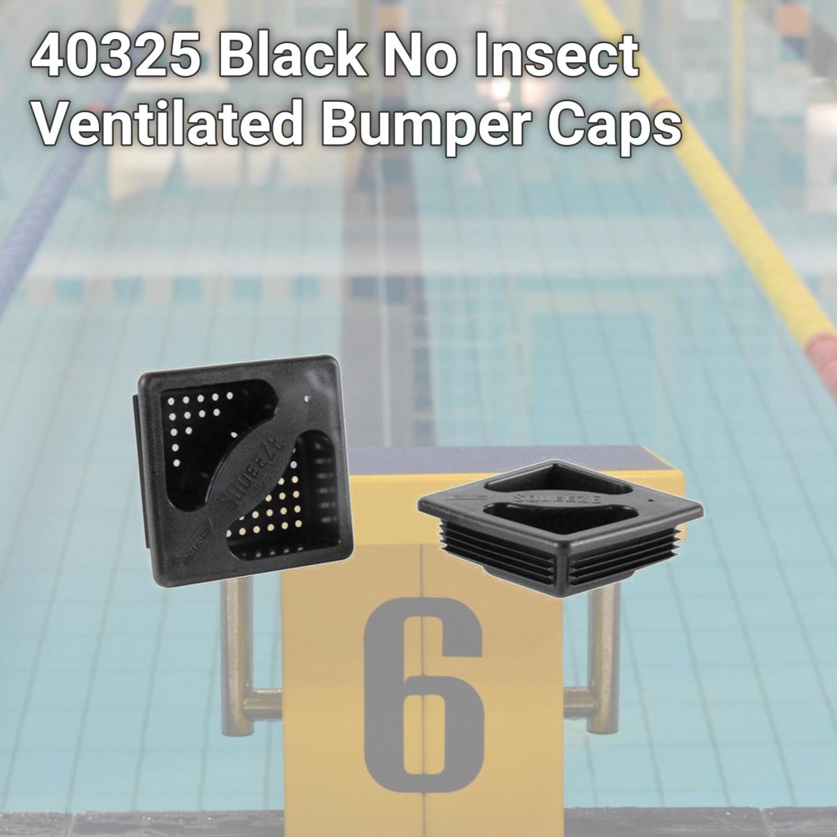 Picture of Camco 40325 Black No Insect Ventilated Bumper Caps  