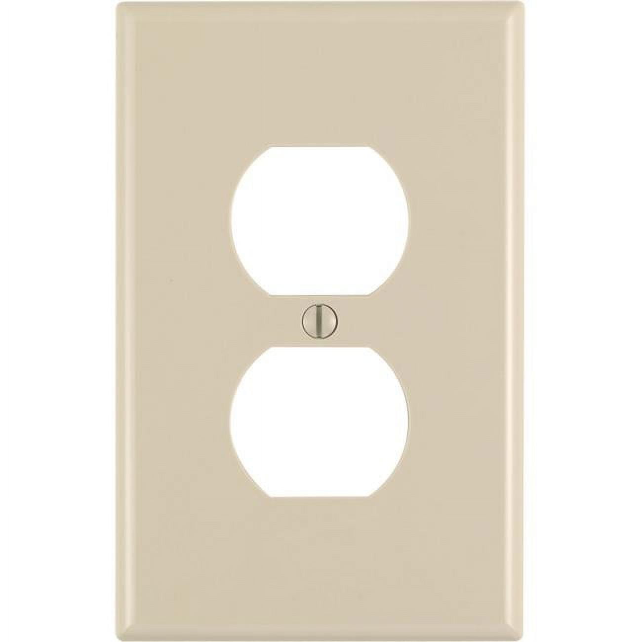 00pj8-00i 1-gang Duplex Device Receptacle Wall Plate Ivory- Pack Of 20