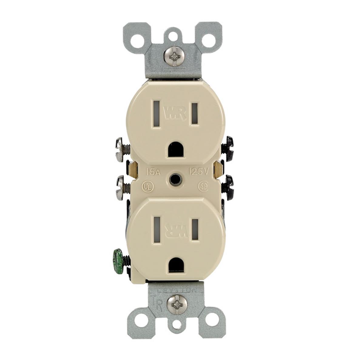 W5320-t0i 15 Amp Tamper & Weather Receptacle Ivory