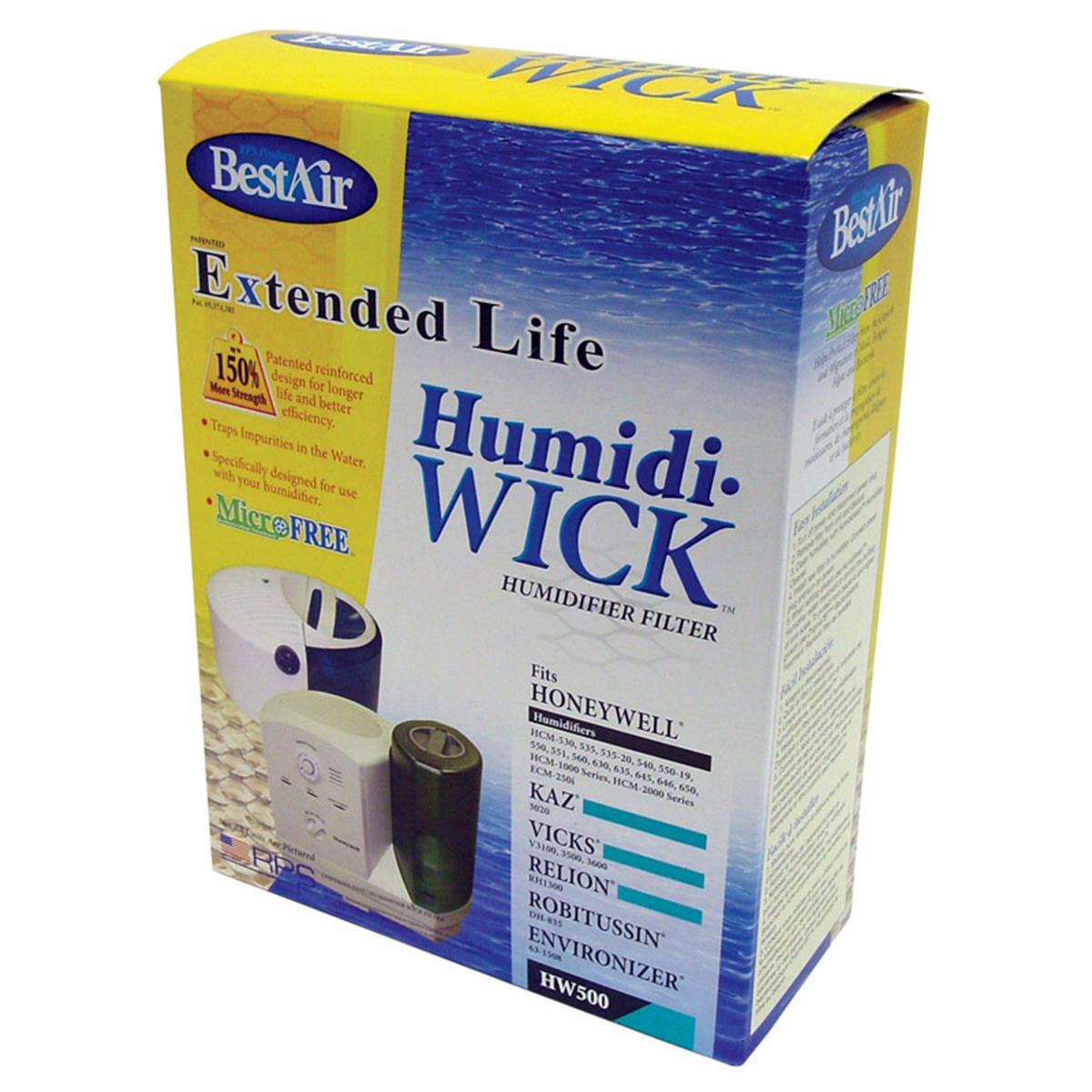 Rps Products Hw500 Hw500 Extended Life Wick Filter Fits Honeywell