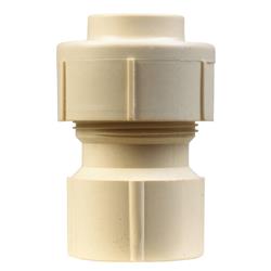 530101 0.5 X 0.38 In. Cpvc Tube Adapter Polished Brass