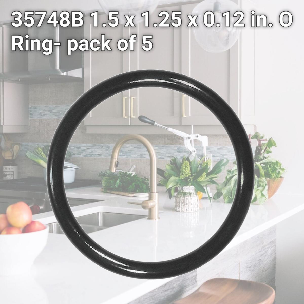 Picture of Danco 35748B 1.5 x 1.25 x 0.12 in. O Ring- pack of 5