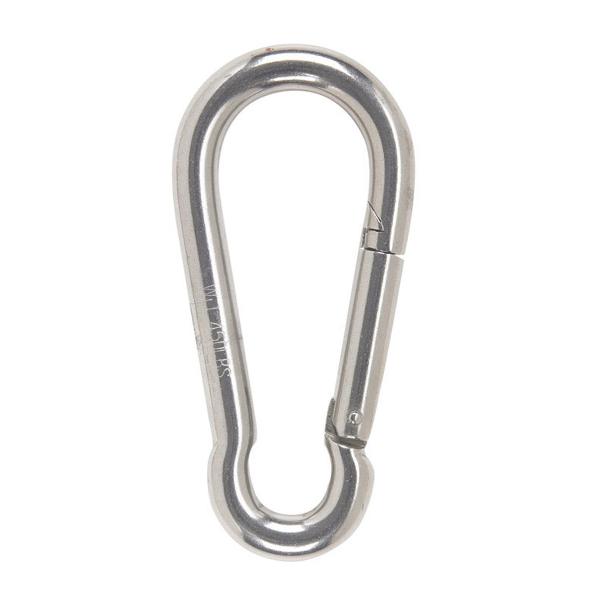 T7630446 0.5 In. X 3.5 In. Spring Snap Link Stainless Steel- Pack Of 10