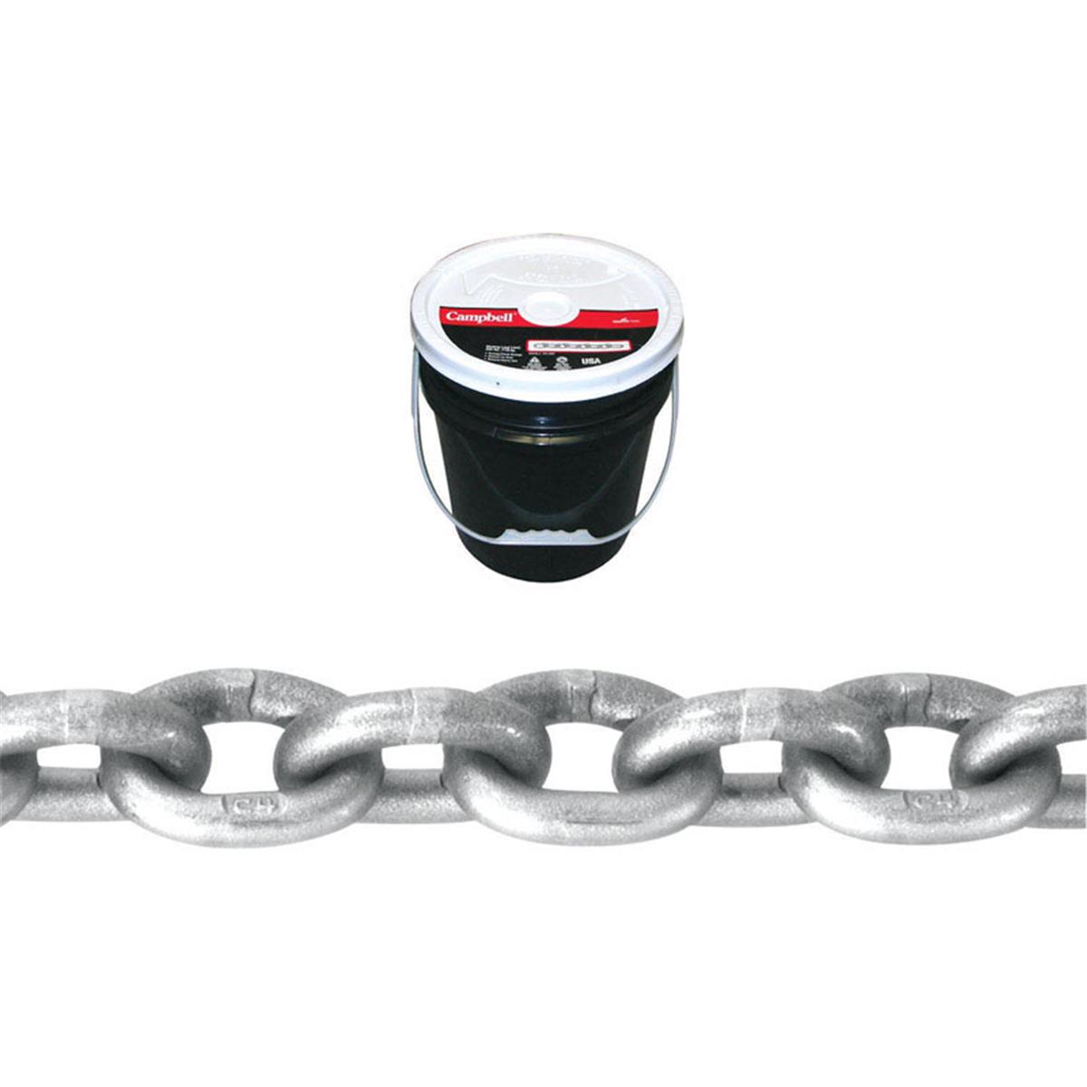 181613 0.4 In. X 75 Ft. Chain High Test, Bright