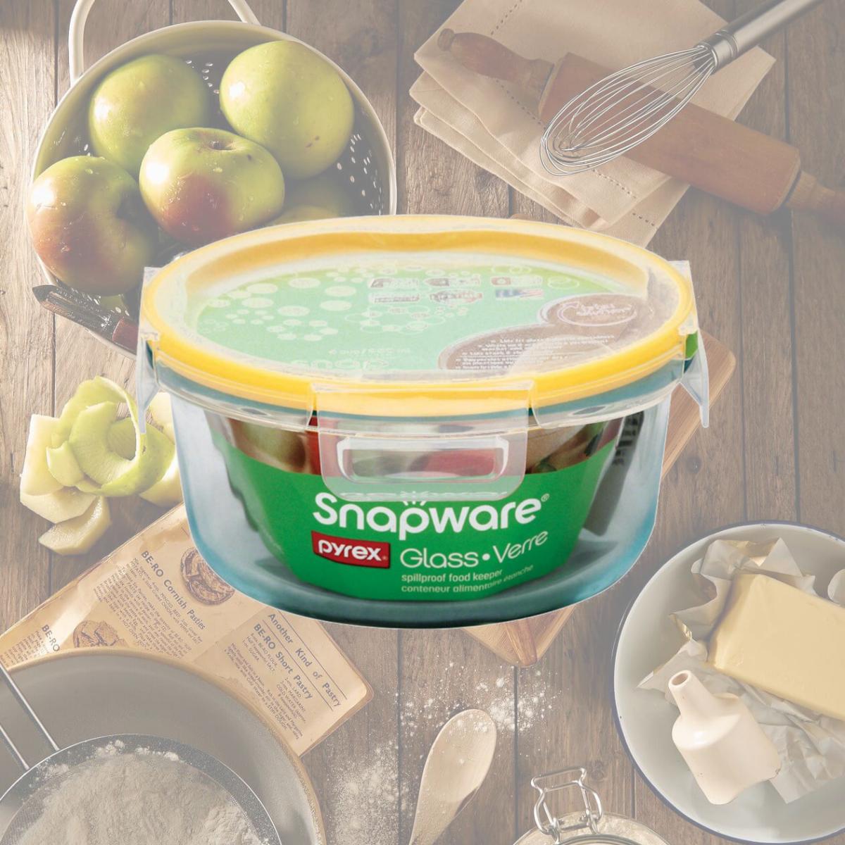 Picture of World Kitchen 1109306 Snap Ware Round with Lid-4 Cups- pack of 4