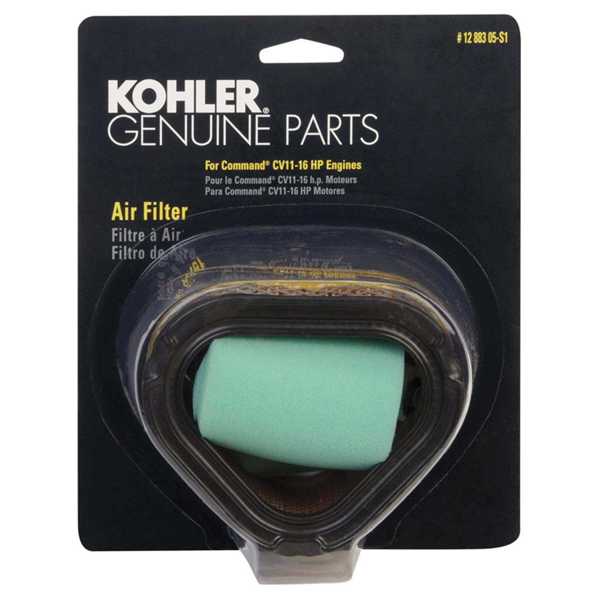 12 883 05-s1 Kohler Replacement Air Filter With Pre Cleaner