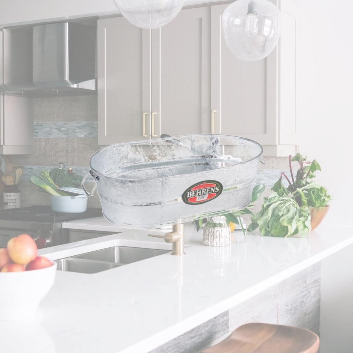 Picture of Behrens Manufacturing 2-OV 10.5 gal Oval Tub Galvanized