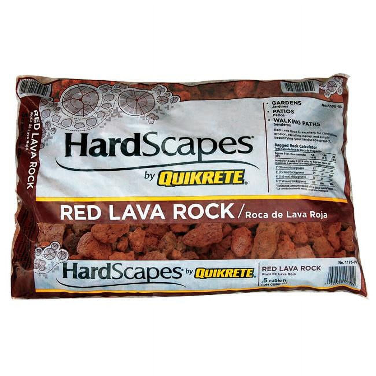1175-05 0.5 Cu. Ft. Red Lava Rock Hardscapes