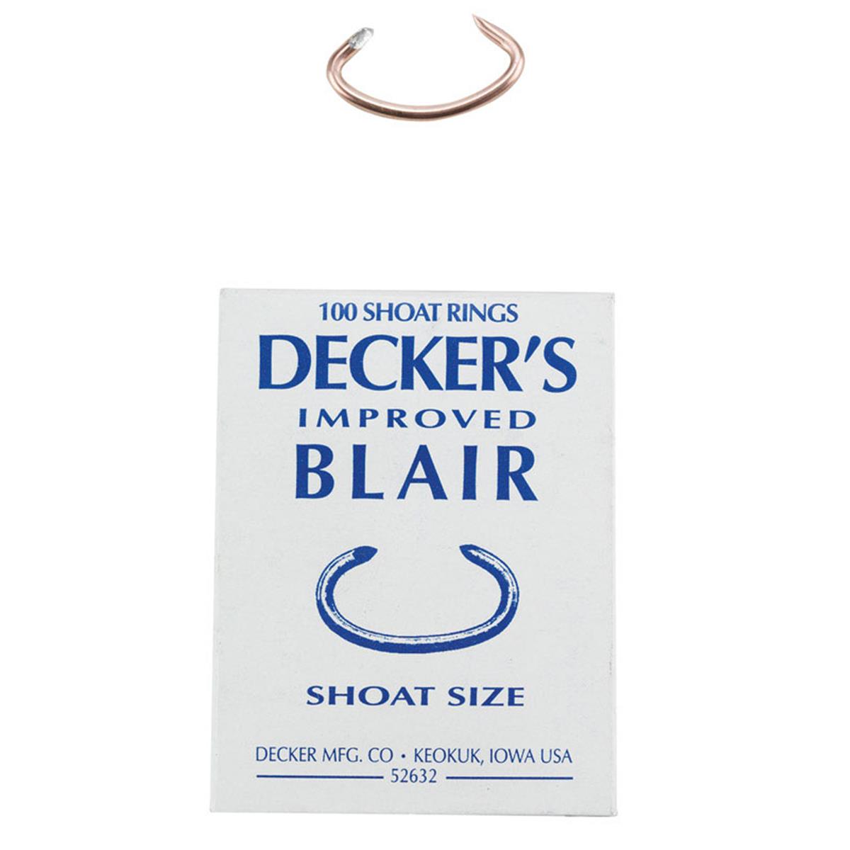 Decker Manufacturing 5 100 Shot Ring Blair -